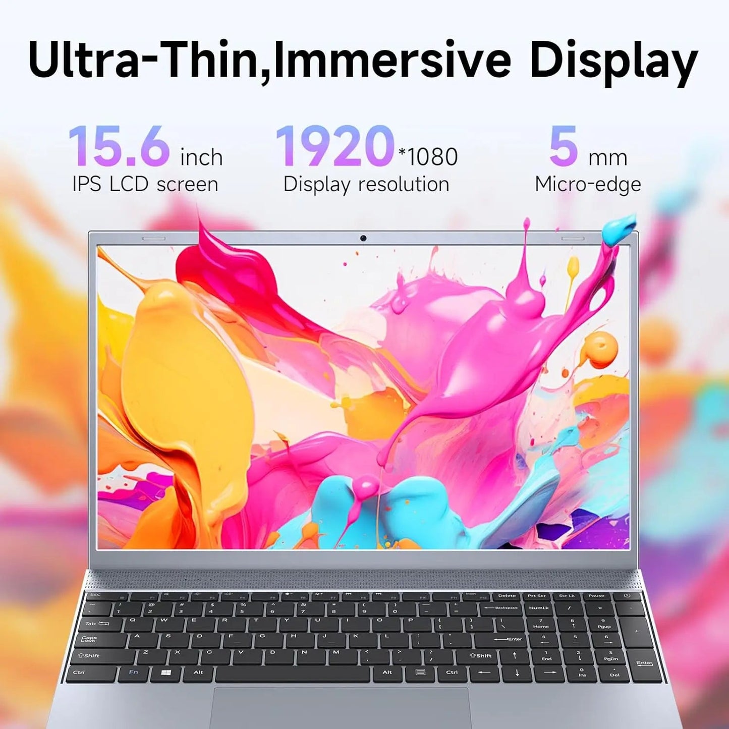 15.6 Inch Laptop J3710 8GB RAM 256GB SSD Windows 11 For Students And Business - BSMART