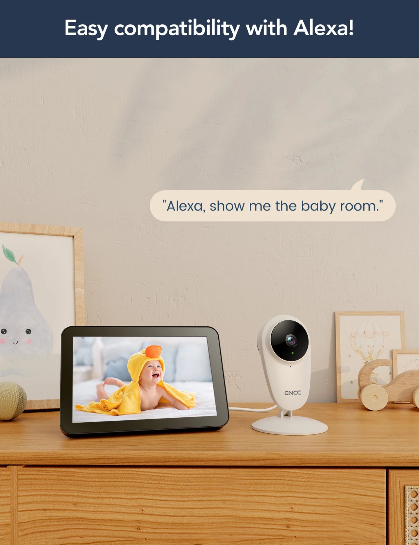 2K Smart Baby Monitor Camera - BSMART