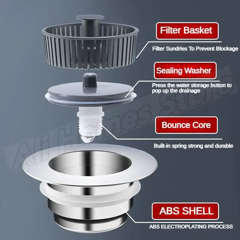 3 - in - 1 Pop - Up Sink Filter - BSMART