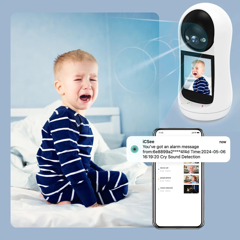 3MP PTZ WiFi Baby Monitor - BSMART