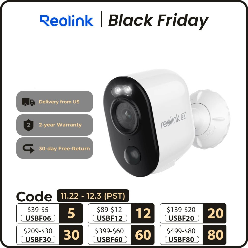 4K Solar Powered Wireless Camera - BSMART