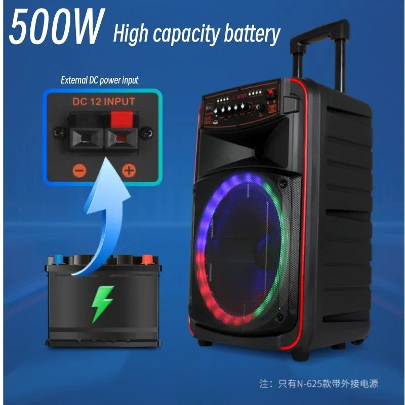 500W Portable Bluetooth Speaker - BSMART