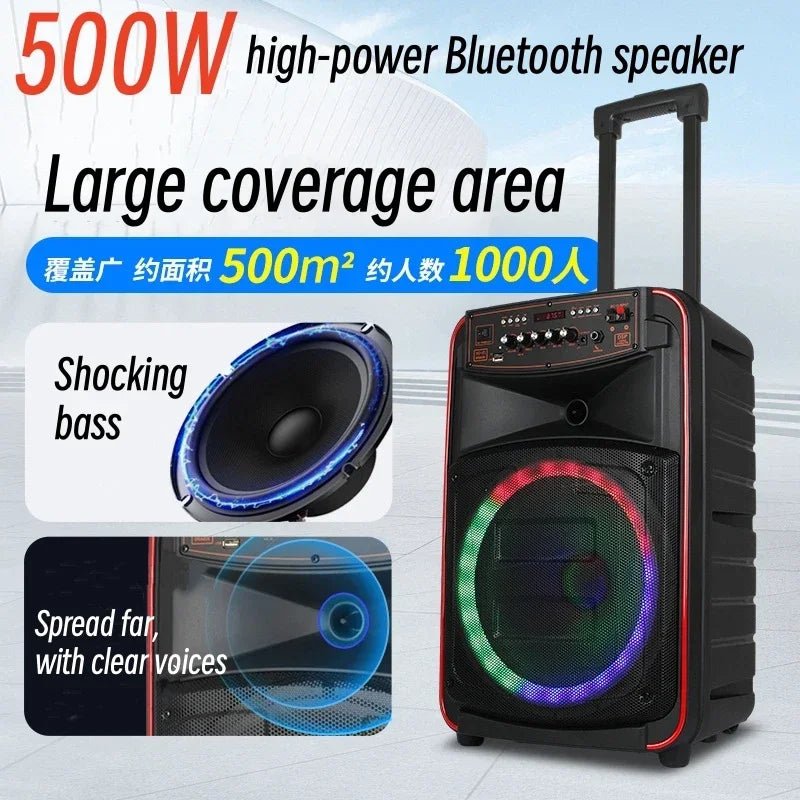 500W Portable Bluetooth Speaker - BSMART