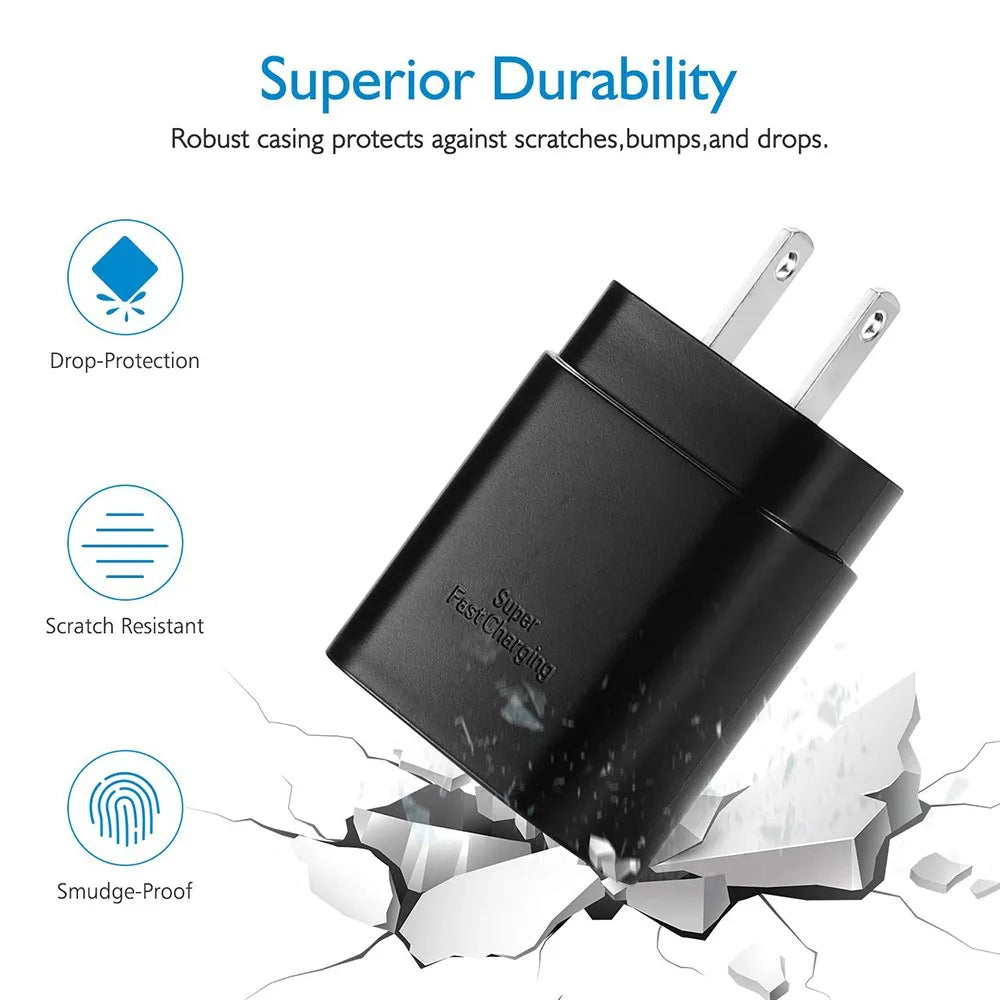 25W Super Fast Charger USB C Power Adapter With Type C cable