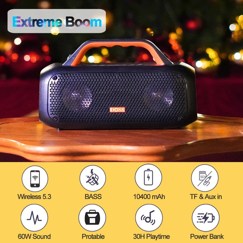 60W Waterproof Bass Soundbox - BSMART