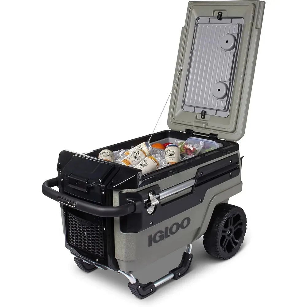 70 Qt Premium Rolling Cooler - BSMART
