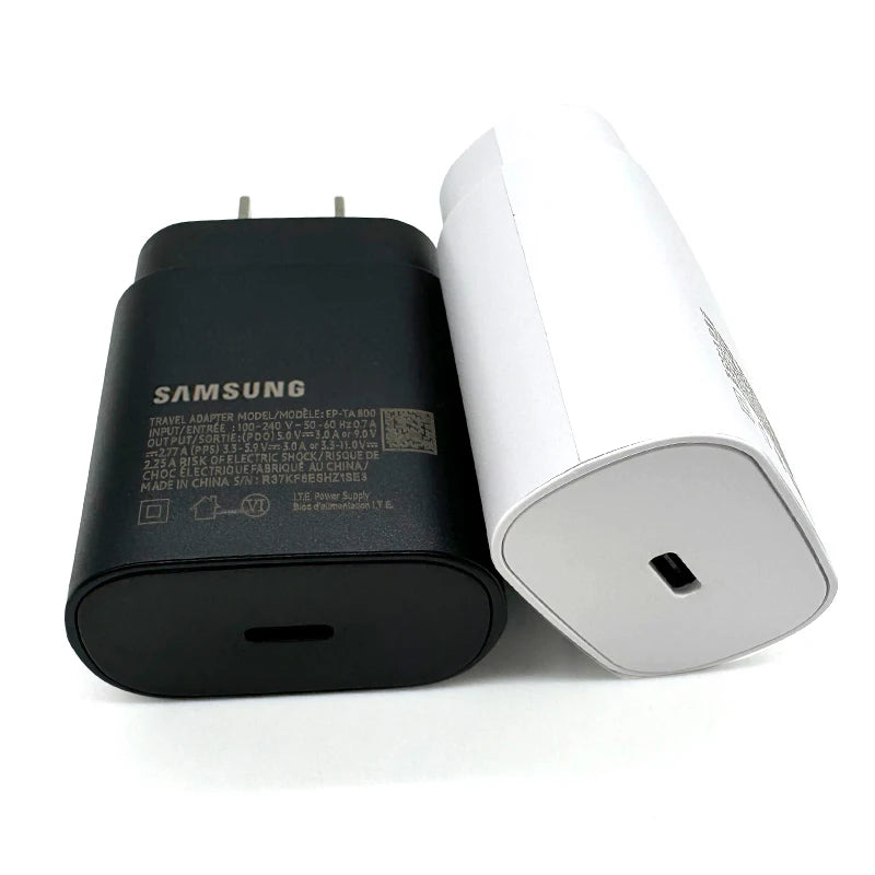 SAMSUNG Tab S9+ 25W Super Fast Charger US Plug Adapter 1.8m USB C Cable For Galaxy Tab S6 Lite A9 A9+ S9 Plus FE+ S23 FE Ultra