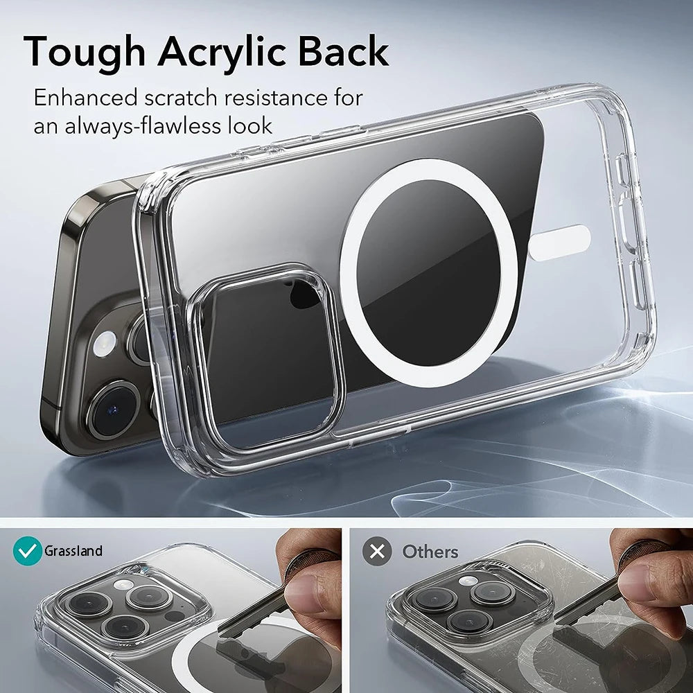 Luxury Magnetic Magsafe case for iPhone