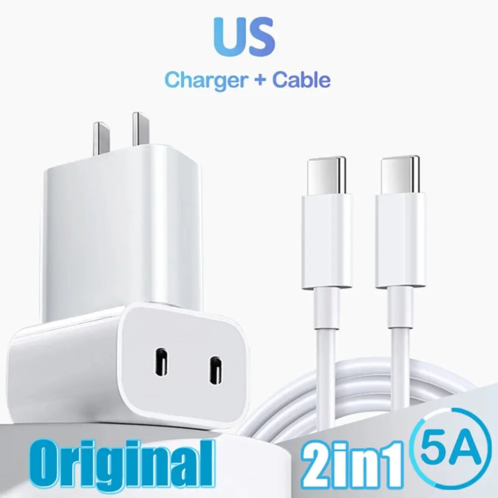 40W Dual USB C PD Charger
