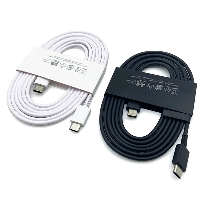 SAMSUNG Tab S9+ 25W Super Fast Charger US Plug Adapter 1.8m USB C Cable For Galaxy Tab S6 Lite A9 A9+ S9 Plus FE+ S23 FE Ultra