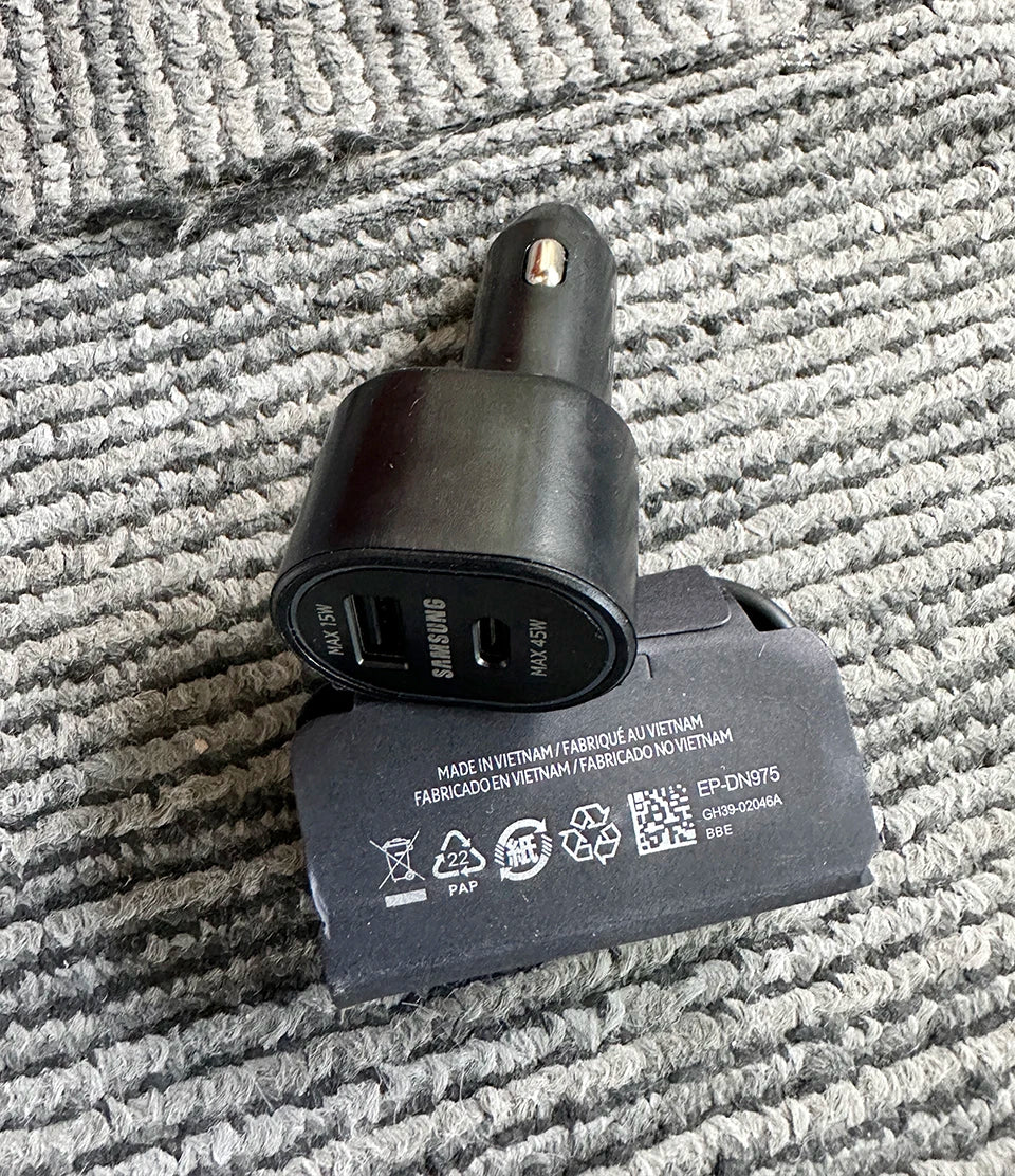 SAMSUNG Car Usb Charger 45w 15w Usb C Quick Fast Charge Adapter Car Cargador Samsung Galaxy S25 Ultra S24 Z Flip A16 A56 A26 A36