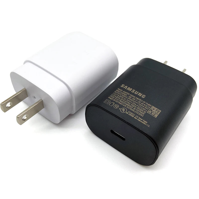 SAMSUNG Tab S9+ 25W Super Fast Charger US Plug Adapter 1.8m USB C Cable For Galaxy Tab S6 Lite A9 A9+ S9 Plus FE+ S23 FE Ultra