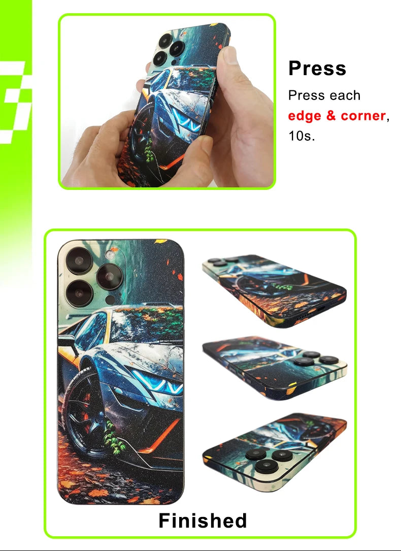 CASEKiTTY Skin Wrap For iPhone 16 Pro Max Back Film 15 14 Plus Sticker 13 12 Mini Protective Decal Full Cover Matte Protector