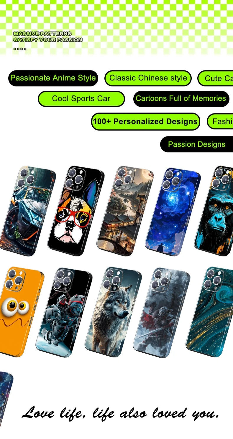 Skin Sticker For iPhones | Full Protector