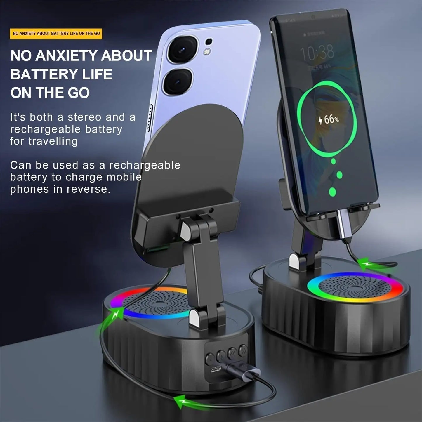 5 in1 Wireless Induction Bluetooth Speaker