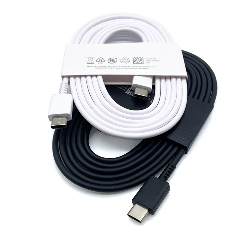 SAMSUNG Tab S9+ 25W Super Fast Charger US Plug Adapter 1.8m USB C Cable For Galaxy Tab S6 Lite A9 A9+ S9 Plus FE+ S23 FE Ultra