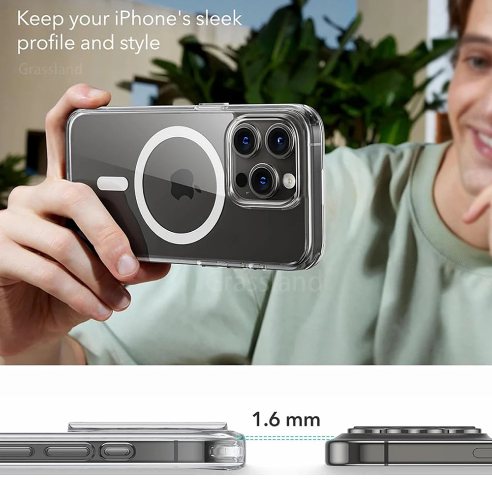 Luxury Magnetic Magsafe case for iPhone