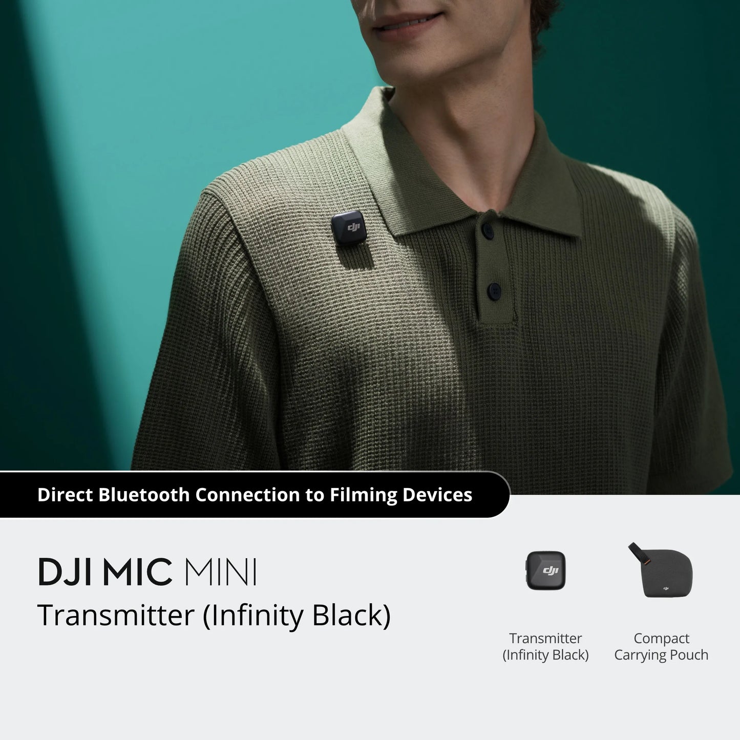 DJI Mic Mini Wireless Microphone 48-Hour Operation