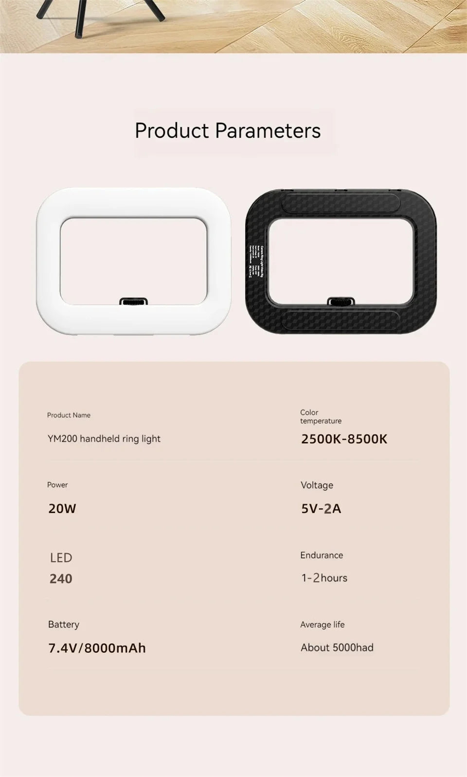 NovaRing™ Handheld LED Fill Light