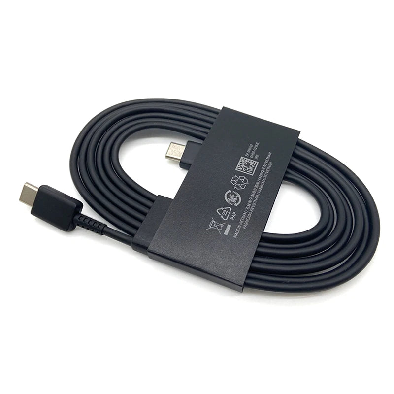 SAMSUNG Tab S9+ 25W Super Fast Charger US Plug Adapter 1.8m USB C Cable For Galaxy Tab S6 Lite A9 A9+ S9 Plus FE+ S23 FE Ultra