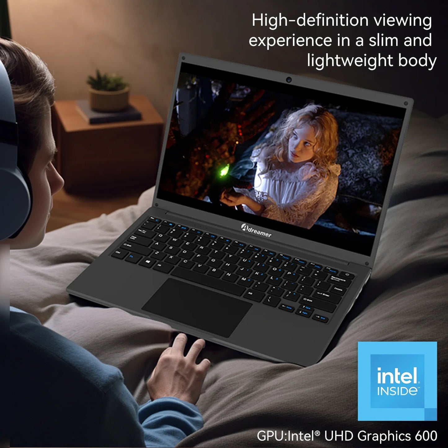 Adreamer LeoBook13 Laptop 8GB RAM 1TB SSD Notebook 13.3 - inch 2560X1600 Resolution Computer Intel Celeron N4020 Ship From US - BSMART