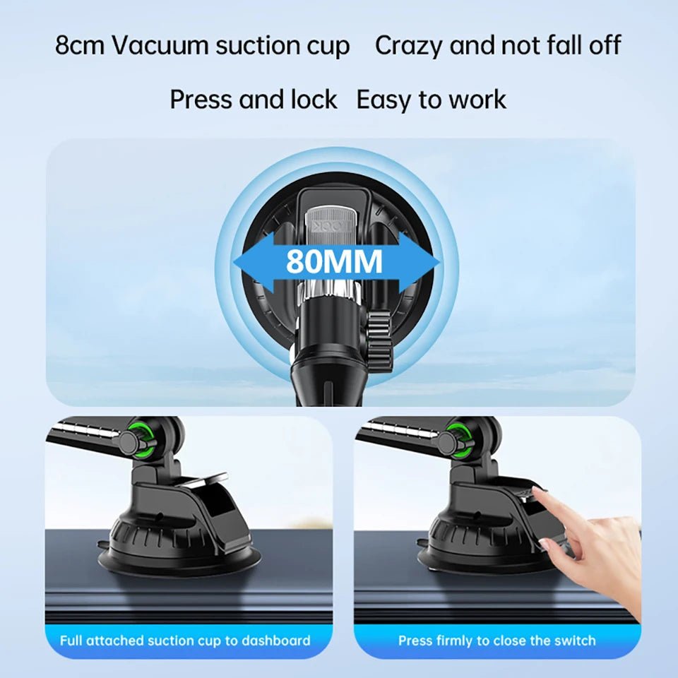 Car Tablet Holder Long Arm Suction Cup Mount for iPad Pro Air 4 - 13'' Xiaomi Tablet SUV Truck Vehicle Lift Uber Windshield Window - BSMART