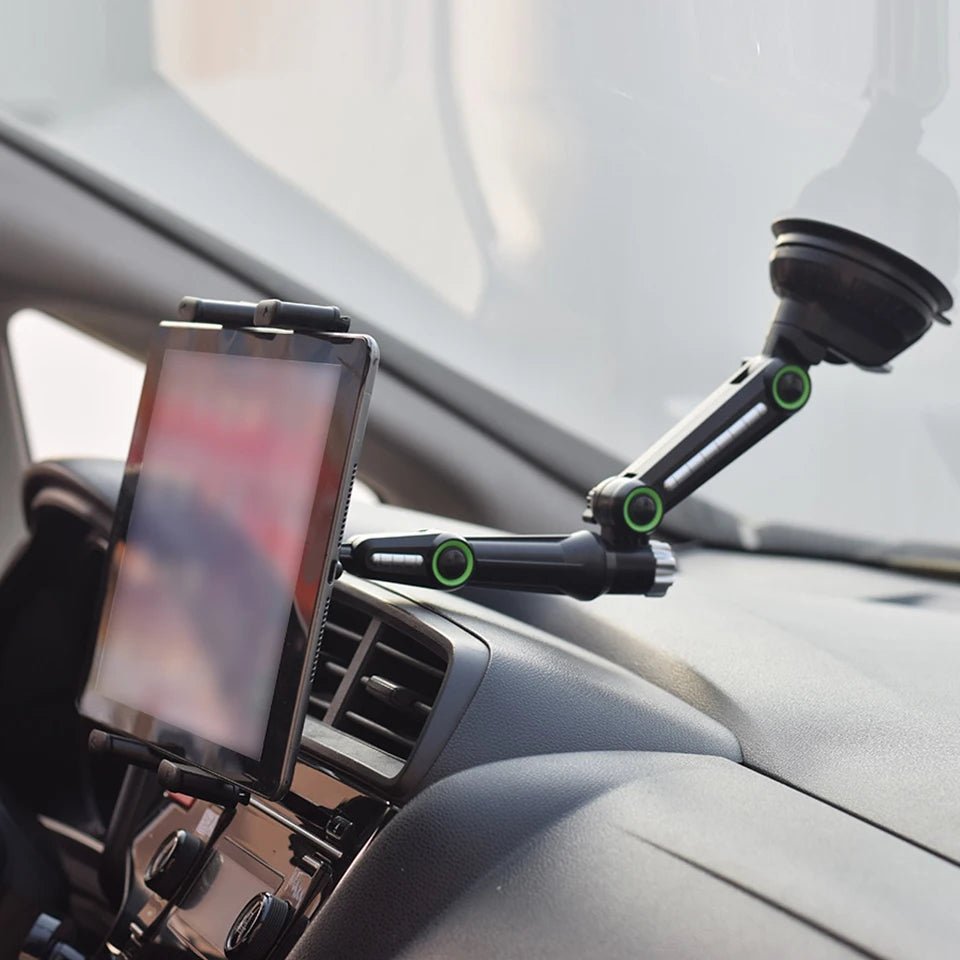 Car Tablet Holder Long Arm Suction Cup Mount for iPad Pro Air 4 - 13'' Xiaomi Tablet SUV Truck Vehicle Lift Uber Windshield Window - BSMART