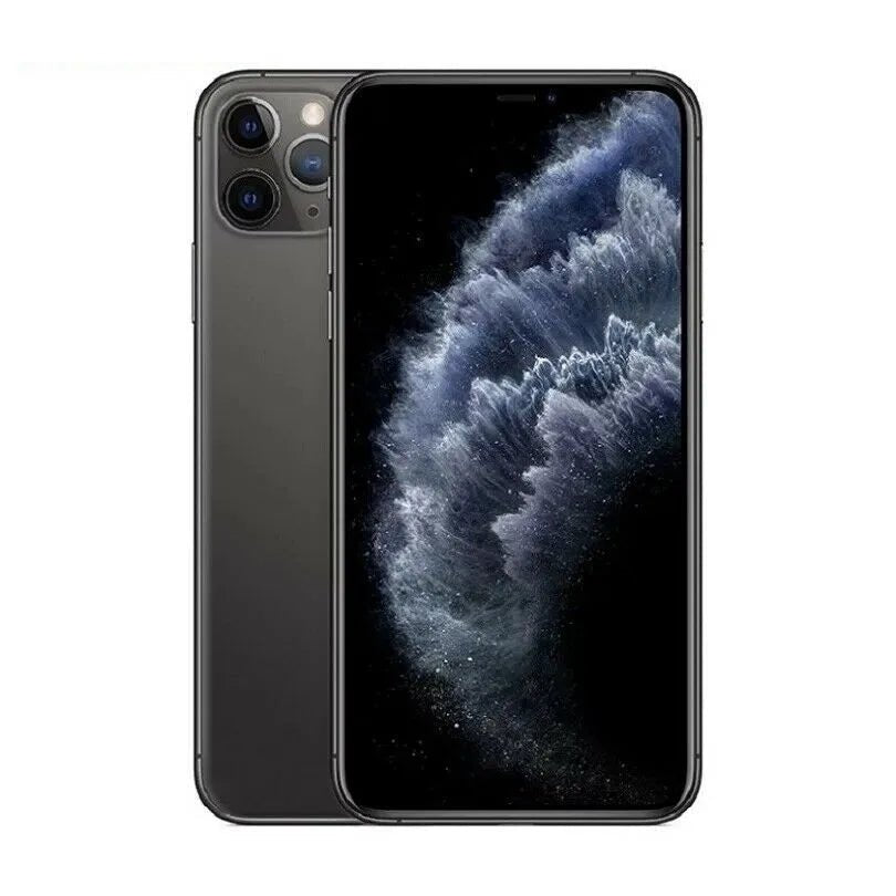 Original iPhone 11 Pro Max 64GB 256GB ROM Genuine Super Retina XDR OLED Face ID IOS NFC Unlocked 11promax LTE Mobile Phone - BSMART
