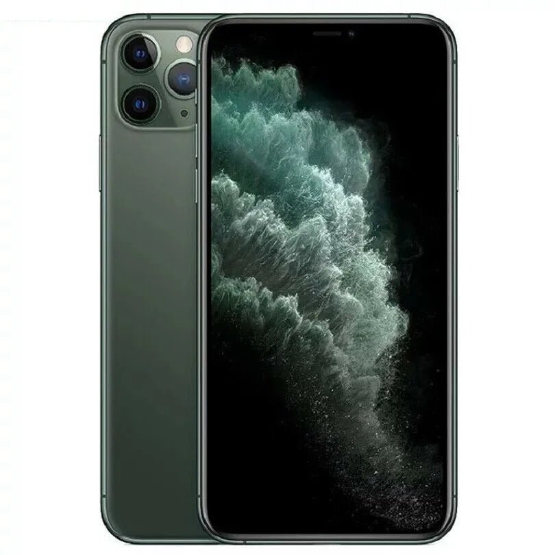 Original iPhone 11 Pro Max 64GB 256GB ROM Genuine Super Retina XDR OLED Face ID IOS NFC Unlocked 11promax LTE Mobile Phone - BSMART