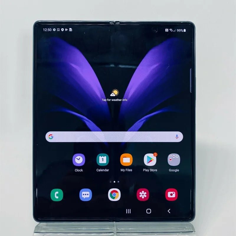Samsung Galaxy Z Fold 2 Fold2 5G 7.6" RAM 12GB ROM 256GB NFC Snapdragon Unlocked Foldable 95% New Original Android Cell Phone - BSMART