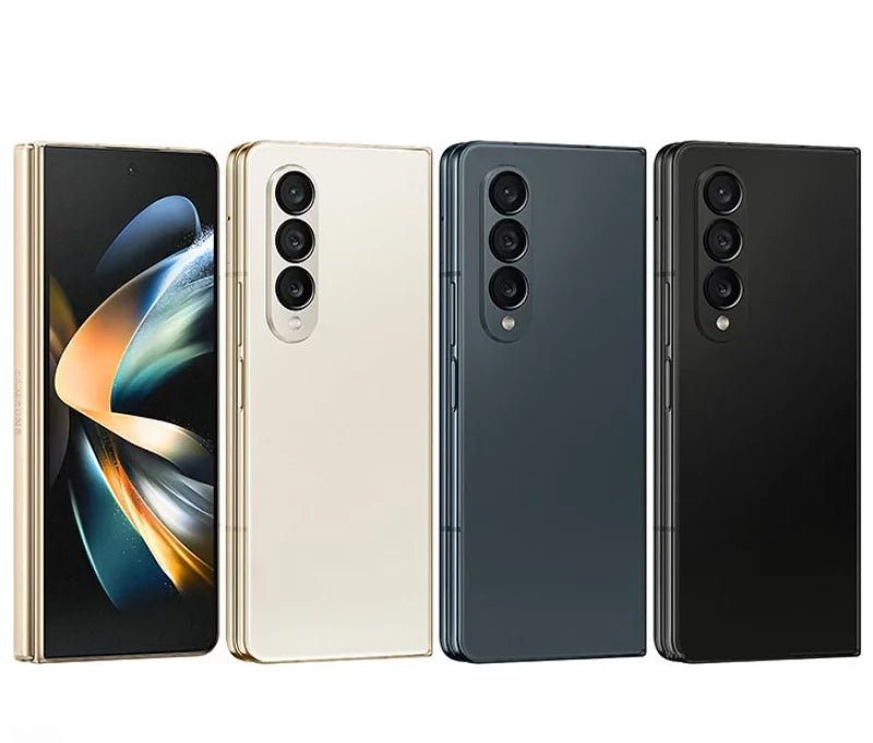 Samsung Galaxy Z Fold 4 Fold4 5G F936U1 F936N F936B 7.6" Foldable RAM 12GB ROM 256/512GB NFC Snapdragon 98% New Cell Phone - BSMART