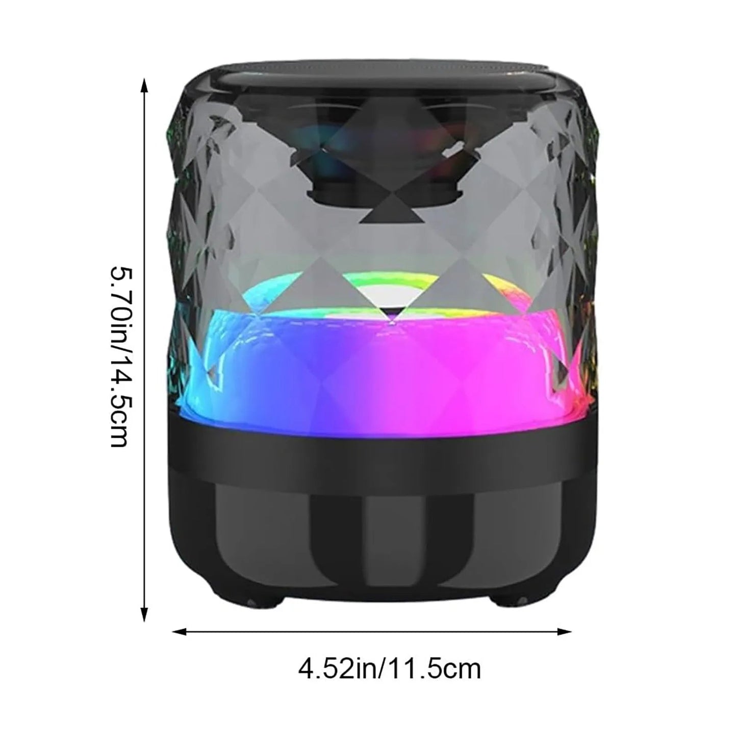 Speakers Bluetooth Colorful Lights Small Audio - BSMART