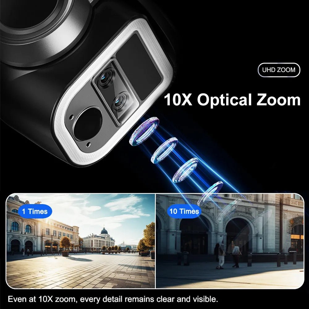 12MP 6K Solar Camera with 10X Zoom - BSMART