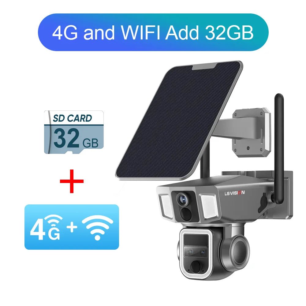 12MP 6K Solar Camera with 10X Zoom - BSMART