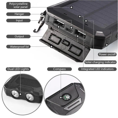 20000mAh Solar Power Bank - BSMART