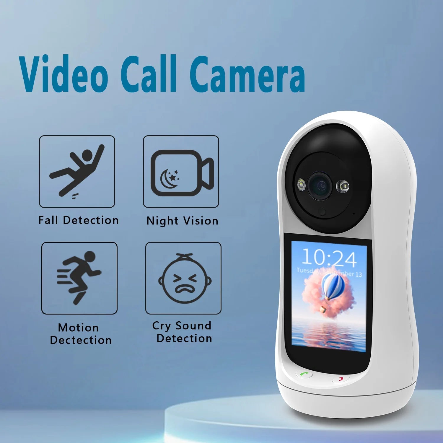 3MP PTZ WiFi Baby Monitor - BSMART