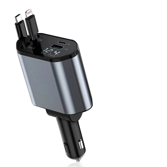 4 - in - 1 Retractable Car Charger - BSMART