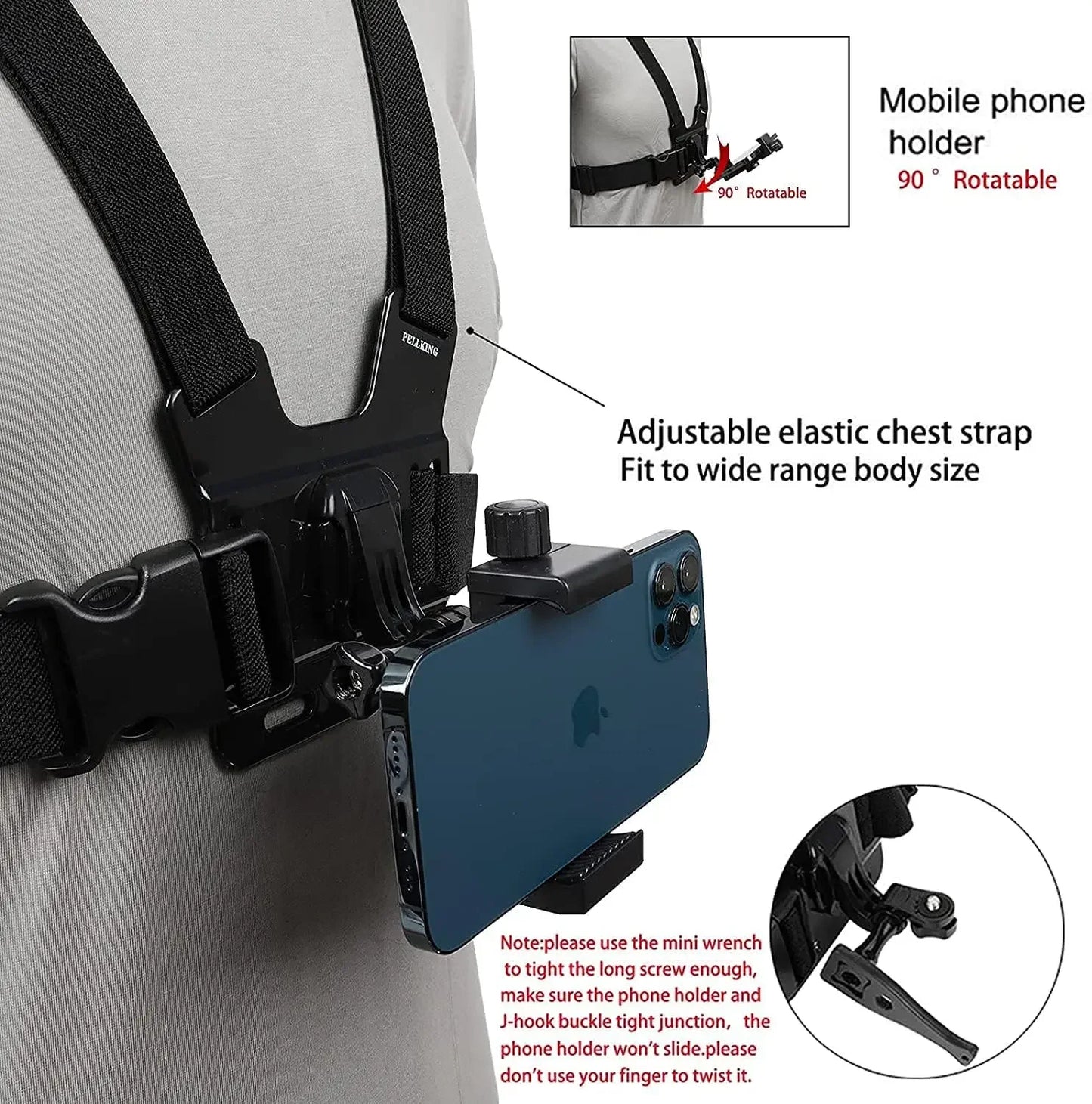 ChestPro™ Universal Smartphone Mount