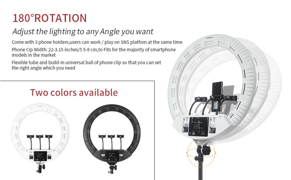 NovaBeam™ 22 Pro Studio Ring Light Kit