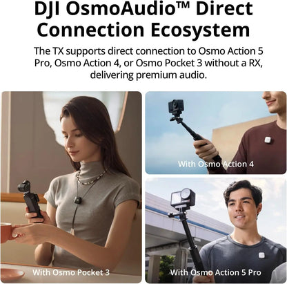 DJI Mic Mini  Wireless Microphone 48-Hour Operation