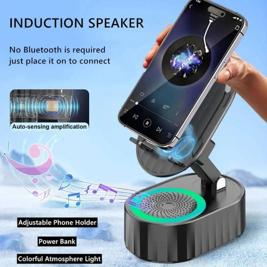 5 in1 Wireless Induction Bluetooth Speaker