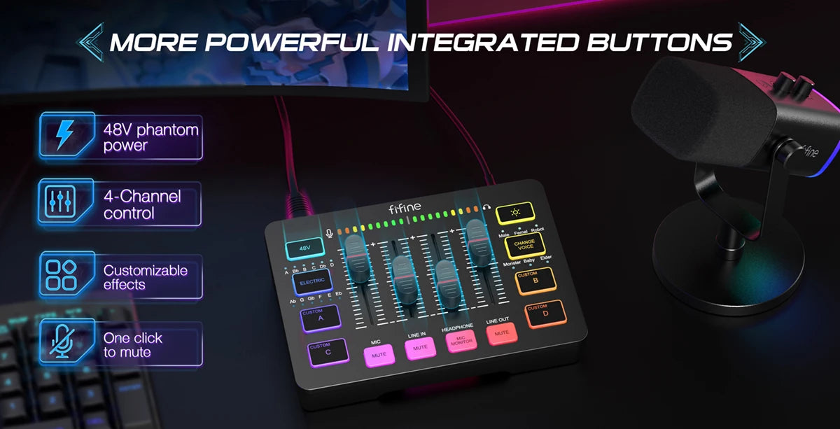 FIFINE CreatorCast™ RGB Pro Streamer