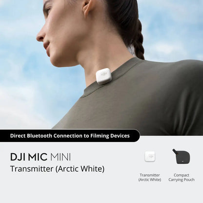 DJI Mic Mini  Wireless Microphone 48-Hour Operation