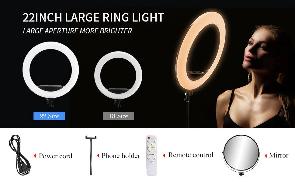 NovaBeam™ 22 Pro Studio Ring Light Kit