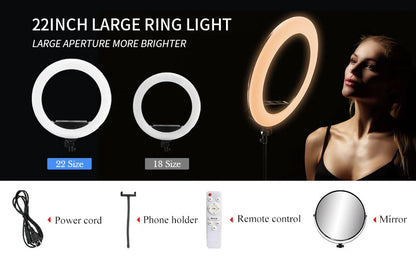 NovaBeam™ 22 Pro Studio Ring Light Kit