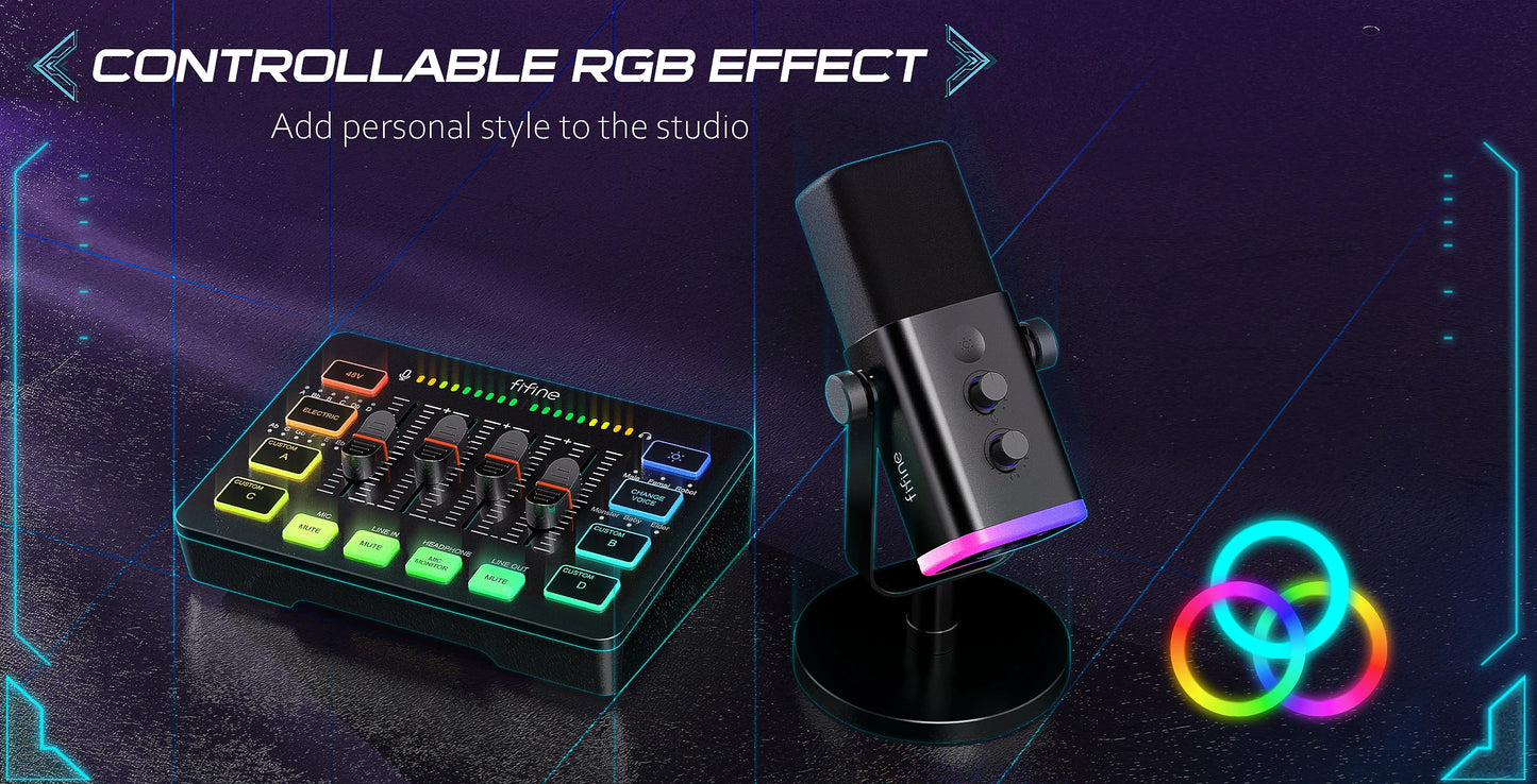 FIFINE CreatorCast™ RGB Pro Streamer