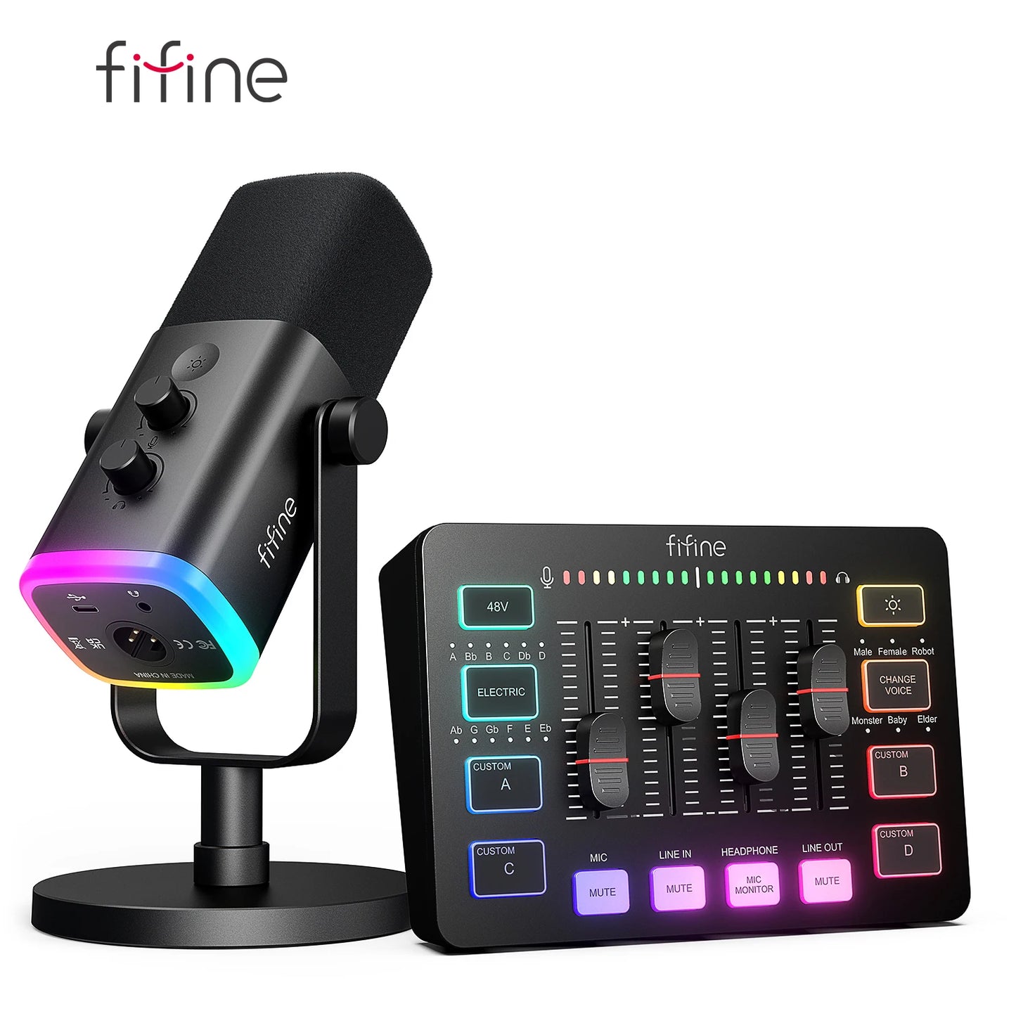 FIFINE CreatorCast™ RGB Pro Streamer