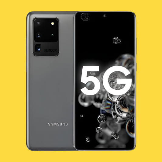 Samsung Galaxy S20 Ultra 5G G988U1 128GB Snapdragon 865 Octa Core 6.9inch 108MP&48MP 12GB/16GB RAM used phone - BSMART