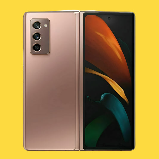 Samsung Galaxy Z Fold 2 Fold2 5G 7.6" RAM 12GB ROM 256GB NFC Snapdragon Unlocked Foldable 95% New Original Android Cell Phone - BSMART