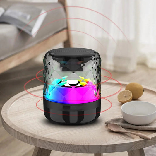 Speakers Bluetooth Colorful Lights Small Audio - BSMART